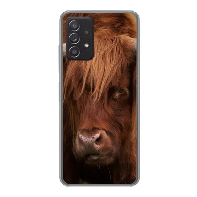 Produktbild von MuchoWow® Handyhülle Schutzhülle Hülle für Samsung Galaxy A53 5G Schottischer Highlander - Orange - Tiere Silikon Softcase Handy Hülle - Schutzabdeckung