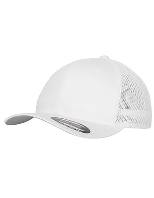 Produktbild von FLEXFIT 6511 | Mesh Trucker Cap / Kappe / Mütze / Hut - Farbe: White - Größe: L/XL