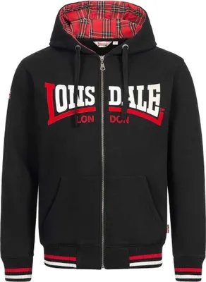 Produktbild von Lonsdale Nateby Reißverschlusspullover Schwarz S Mann Schwarz S