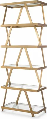 Zdjęcie produktu dla Casa Padrino luksusowa szafka z półką mosiądz h. 209,5 cm - Luksusowe meble hotelowe