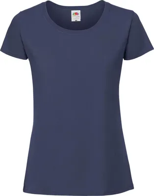 Image de Fruit of the Loom - T-shirt « Iconic 190 » pour femmes LT6250 (XS) (bleu marine)