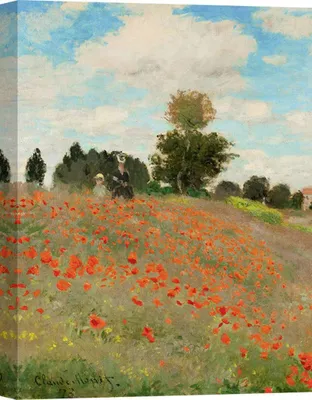Obrázok produktu pre Umelecká tlač na plátne - Claude Monet, Maky- 60x40 cm