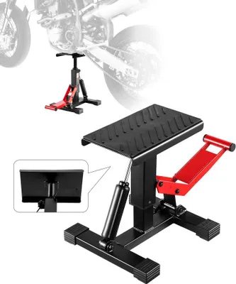 Produktbild von Dirt Bike Liftheber 544kg - Einstellbare hydraulische Motorrad-Hebevorrichtung - Robuster Motorradlift Jack Stand