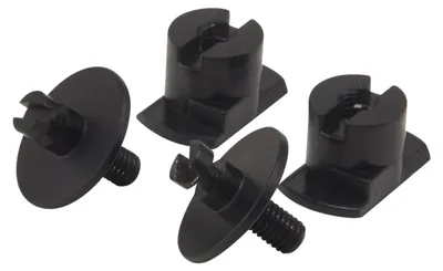 Produktbild von FibroTech Bilderhacken, 2 Stk., 2×2 cm, schwarz, Stahl, für Akustikpaneele