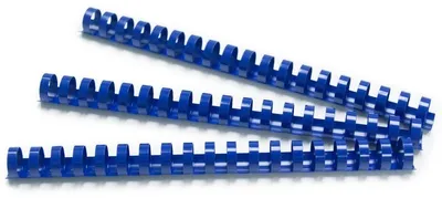 Zdjęcie produktu dla Hřbet plastový 32 mm, 246-280 listů, modrý, 50 ks