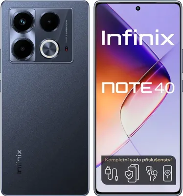 Obrázok produktu pre Infinix Note 40 8GB/256GB Obsidian Black