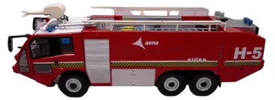 Feuerwehrfahrzeug-Set, Maßstab 1:43, Metall, CP3