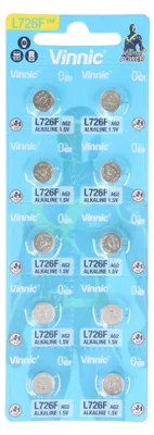 Obrázok produktu pre Alkalické batérie Vinnnic LR726/396/Ag2
