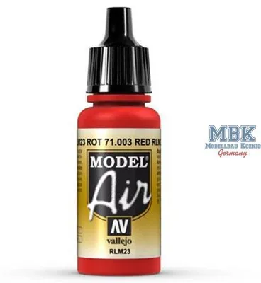 Produktbild von Vallejo 71.003, 17 ml, Rot, Matte, Flasche