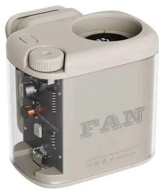 Produktbild von High Speed Gürtel Ventilator 16000 RPM, tragbarer Clip Ventilator mit stufenloser 0-100 Steuerung & LED Display