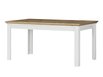 Produktbild von Esstisch JASMIN Esszimmertisch ausziehbar 160 x 90 cm - Artisan Eiche - Pinie - Die Möbelfundgrube
