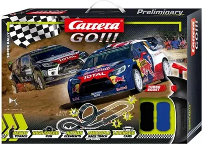 Image de Carrera GO ! Set de circuit Super Rally 490 cm noir/brun