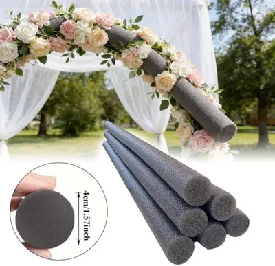 Produktbild von 6 Bastelzylinder für Blumendekorationen, Schwarz