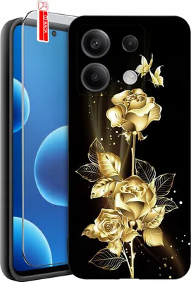 Productafbeelding van Hoesje voor Xiaomi Redmi Note 14S | DESIGNEN | MATTE SILICONEN HOESJE + 9H GLASBESCHERMING