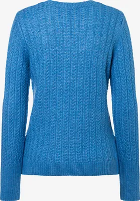 Produktbild von MORE & MORE Cable Knit Pullover 0339 winterblue 42