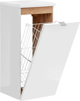 Immagine prodotto di Armadio a muro universale Mobili da bagno con cesto portabiancheria Mobili da bagno
