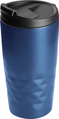 Produktbild von Doppelwandiger Trinkbecher / aus Edelstahl / Füllmenge 0,3l / Farbe: blau