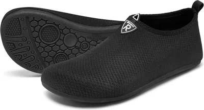 Produktbild von Racqua Badeschuhe Strandschuhe Wasserschuhe Schwimmschuhe Seeigel Schnelltrocknend Schwarz 46/47