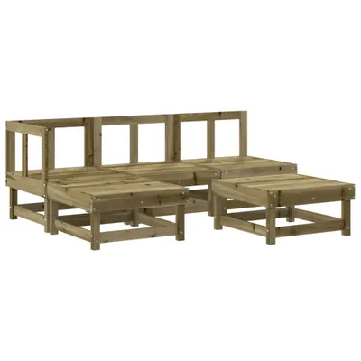 Immagine prodotto di Set da giardino 5 pezzi vidaXL in legno di pino trattato