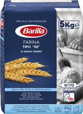 Produktbild von 1x Barilla - Farina di Grano Tenero 00 Mehl - 5kg