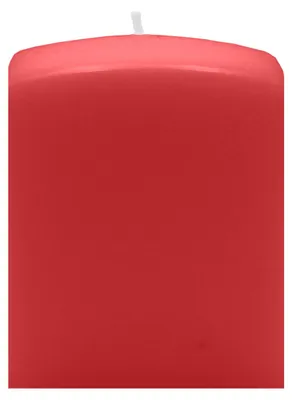 Produktbild von Quader Kerzen Rot 8 x Ø 6/6 cm, 4 Stück