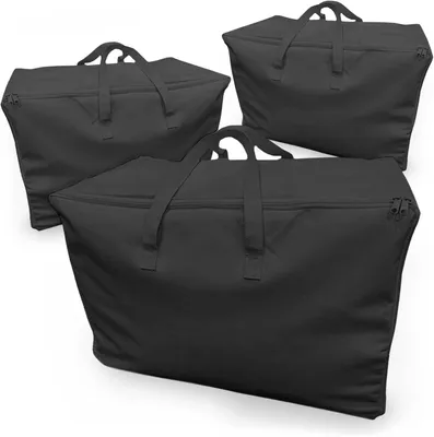 Immagine prodotto di Set da 3 grandi sacchi per il trasloco, 60x40x30 cm, nero