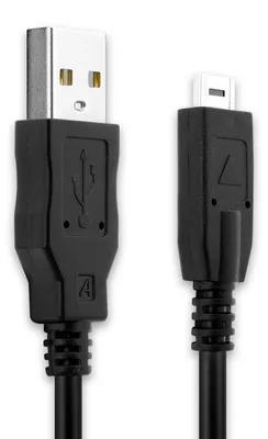 Image de CELLONIC Câble USB 14 Pin Connector 2.0 transfert données pour appareil Panasonic Lumix DMC-TZ7, DMC-GH2, DMC-FZ100 cable charge et data 1.5m PVC noir, cordon caméra