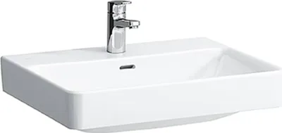 Zdjęcie produktu dla Laufen Pro S - Umywalka, 600x465 mm, 1 otwór na baterię, z LCC, biała H8109634001041