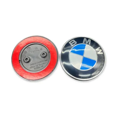Produktbild von Emblem 82mm Universal Vorne Hinten 2 Loch 705779405 inkl. Klebestreifen für BMW