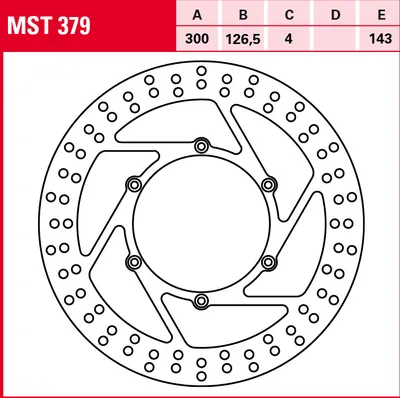 Produktbild von TRW Bremsscheibe Allround starr MST379 640 LC4 Adventure