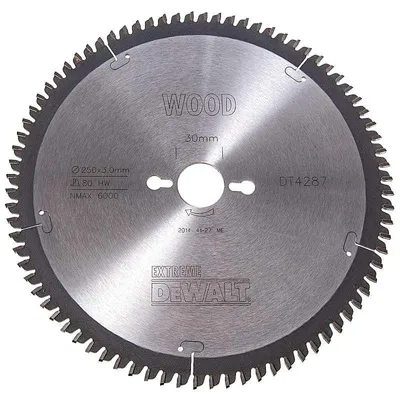 Image de Lame pour scies stationnaires DEWALT DT4287 Ø 250mm x 30 mm 80 dents
