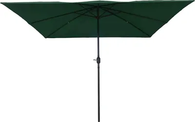 Produktbild von vidaXL Garten-Sonnenschirm Grün 295 x 295 x 245 cm Polyester und Stahl