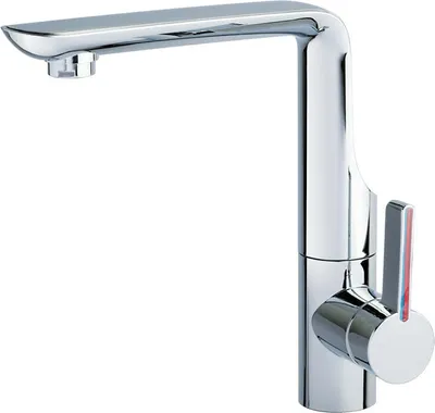 Produktbild von Wasserhahn Einhebelmischer Modena Wohnmobil Wohnwagen Caravan Camping Boot + Schalter chrom