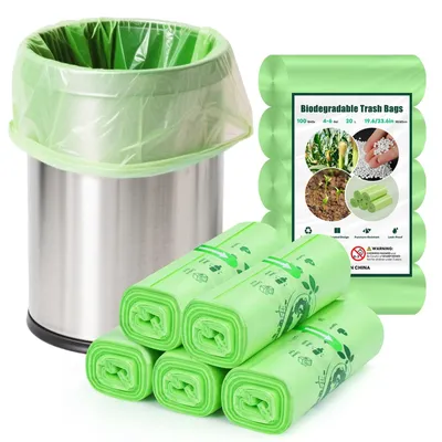 Zdjęcie produktu dla Worki na śmieci - Kompostowalne - 20 l - 100 szt. - Zielone