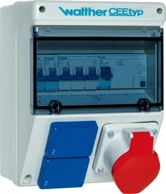 Produktbild von Walther Werke Steckdosenkombination 237x183x152mm 6920117