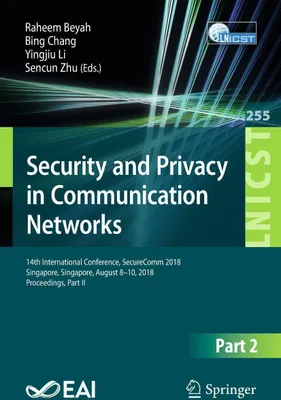 Produktbild von Security and Privacy in Communication Networks