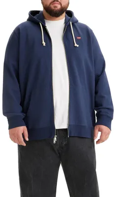Produktbild von Levi's Herren Big & Tall Original Housemark Zip Up Hoodie Kapuzenpullover, Naval