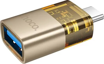Immagine prodotto di Adattatore OTG da USB C a USB A Hoco UA36B oro