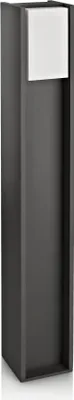 Produktbild von Philips EcoMoods Sockel-/Wegeleuchte, Außensockel-/Pfostenbeleuchtung, Anthrazit, Aluminium, IP44, Garten, Terrasse, I