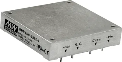 Produktbild von MEANWELL MHB150-48S24, DC DC-Wandler, 36-75V:24V 6,25A 150W