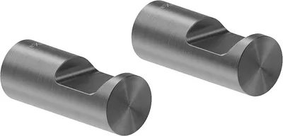 Zdjęcie produktu dla Mexen Loop haczyk na ręcznik (2 szt.), gun gray szczotkowany - 70A71012-66