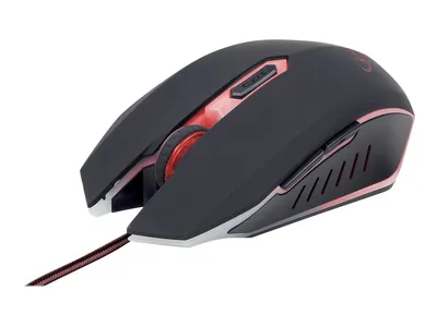 Image de GEMBIRD Gembird MUSG-001-R mouse Gaming Ambidextrous USB Type-A 2400 DPI