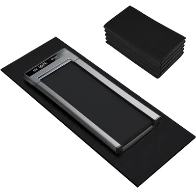 Image de Tapis de protection pour sol, pliable - 173 x 61 x 0,6 cm - En caoutchouc - Pour tapis de course et appareils de fitness