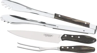 Produktbild von Tramontina Grillset, Barbecue-Set, Edelstahl, Holz, Edelstahl, Holz