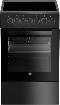 Image de Cuisinière Vitrocéramique Beko FSS57100GAC, Pose Libre, 50 x 60 x 85 cm, Four Convection, 65 L, Gris Anthracite