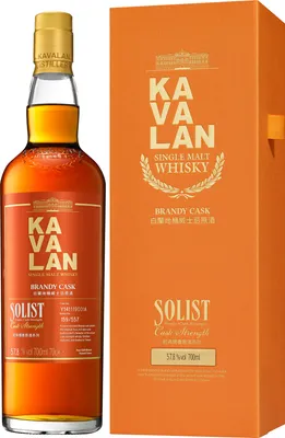 Produktbild von Kavalan Kavalan Solist  Brandy Cask 50-60%vol Whisky aus Taiwan NV Whisky ( 1 x 0.7 L )
