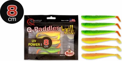Produktbild von Quantum Gummifische Q-Paddler Power Packs UV Power Mix 8cm
