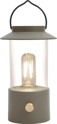 Produktbild von Anna's Collection Tischleuchte oliv usb dimmbar Filament LED warmweiß 11,5x24cm