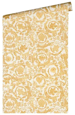 Produktbild von Versace-Tapete mit Blumen Gold | 387064