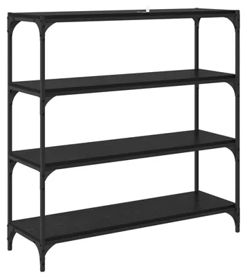 Immagine prodotto di Armadio per Libri Rovere Nero 100 x 33 x 100 cm